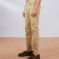 Beige Straight Fit Chinos