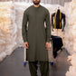 Stitched Shalwar Kameez (SPSB52) Brown
