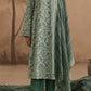 Unstitched 3Pc Printed Lawn Suit - NUSLW3099