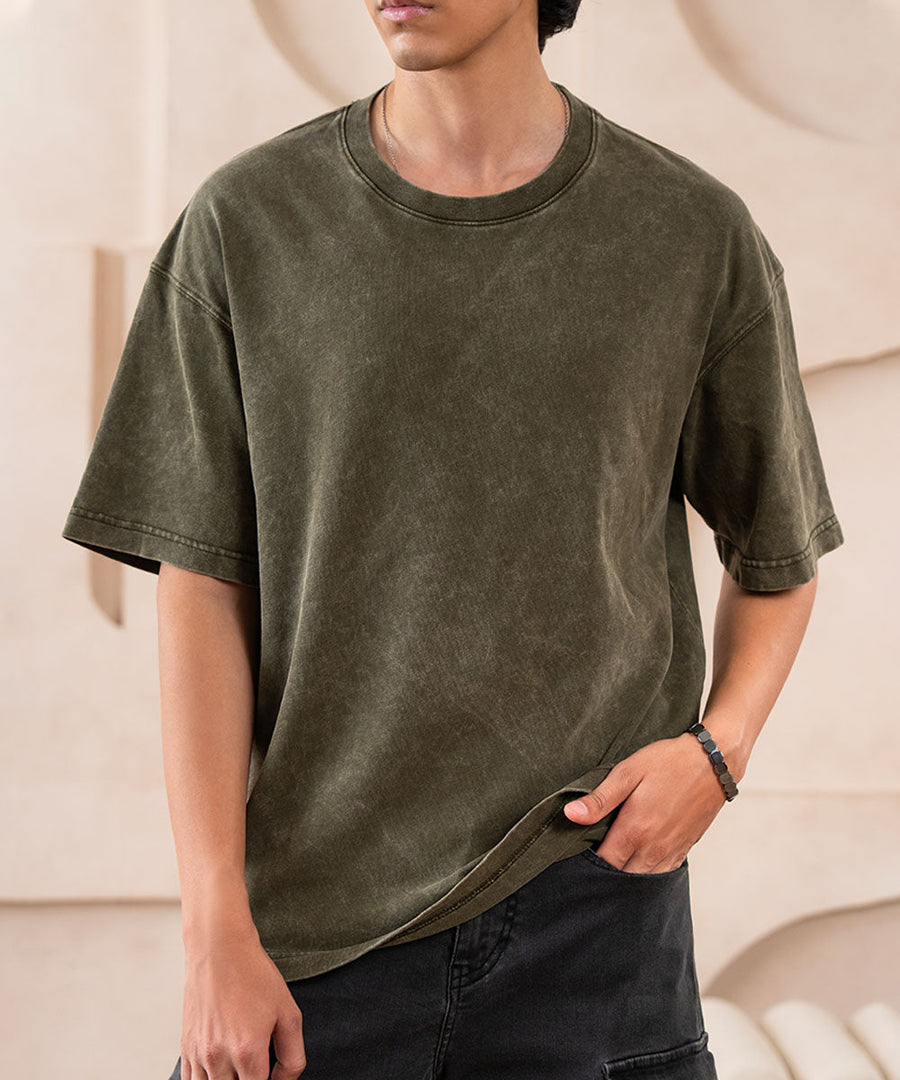 Olive Fade Tee