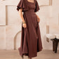 Terra Umber Luxe Dress