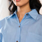Cloud Blue Button Shirt