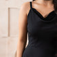 Luxe Raven Fold Dress