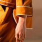 Caramel Striped Button Down shirt