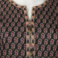 Black Embroidered Cambric Unstitched 3Pc