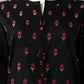 Black Yarn Dyed Jacquard Unstitched 3Pc