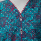 Turquoise Printed Khaddar Slub Unstitched 2Pc