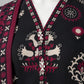 Black Embroidered Cambric Unstitched 3Pc