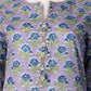 Light Purple Printed Cambric Untitched 3Pc