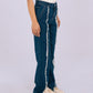 Boot-Cut frey Denim Pants