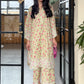 02 Piece Ready to wear  Embroidered  Shirt & Trouser