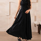 Luxe Raven Fold Dress