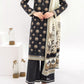 Unstitched 3Pc Printed Lawn Suit - NUSLW3136