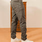Grey Straight Fit Denim Pants