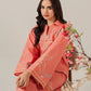 Coral- 2Pcs Embroidered Coord Set