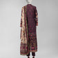 Brown Embroidered Cambric Unstitched 3Pc
