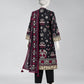 Black Embroidered Cambric Unstitched 3Pc