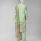 Light Green Embroidered Cambric Unstitched 3Pc