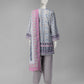 Grey Printed Cambric Unstitched 3Pc