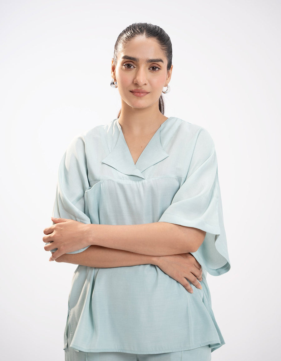 OVERSIZED SAFARI BLOUSE