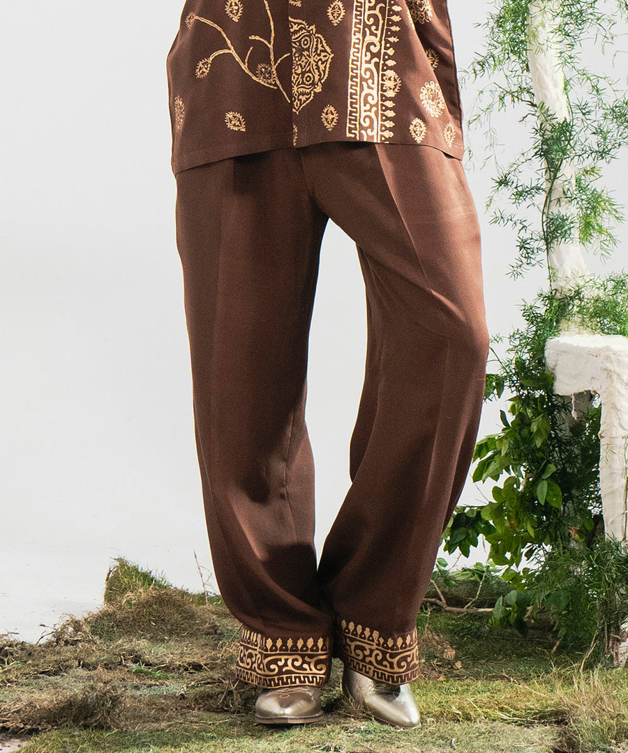 Block Print Pants