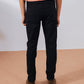 Black Straight Fit Denim Pants