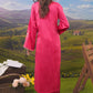 Stitched 2Pc - Embroidered Cotton Satin Suit - NPSCSE2116