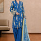 3 Pc Unstitched Printed Twill Suit