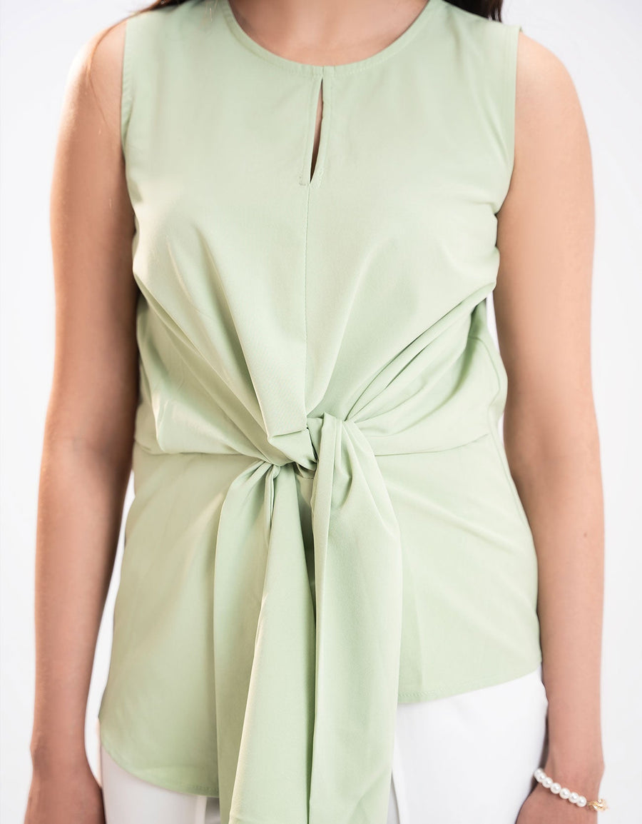 KNOTTED BLOUSE