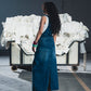 Mid Blue Dungaree Skirt