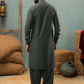 Dark Grey - Stitched Shalwar Kameez & Combo - SWSB05