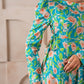Soft Meadow Cinch Waist Dress