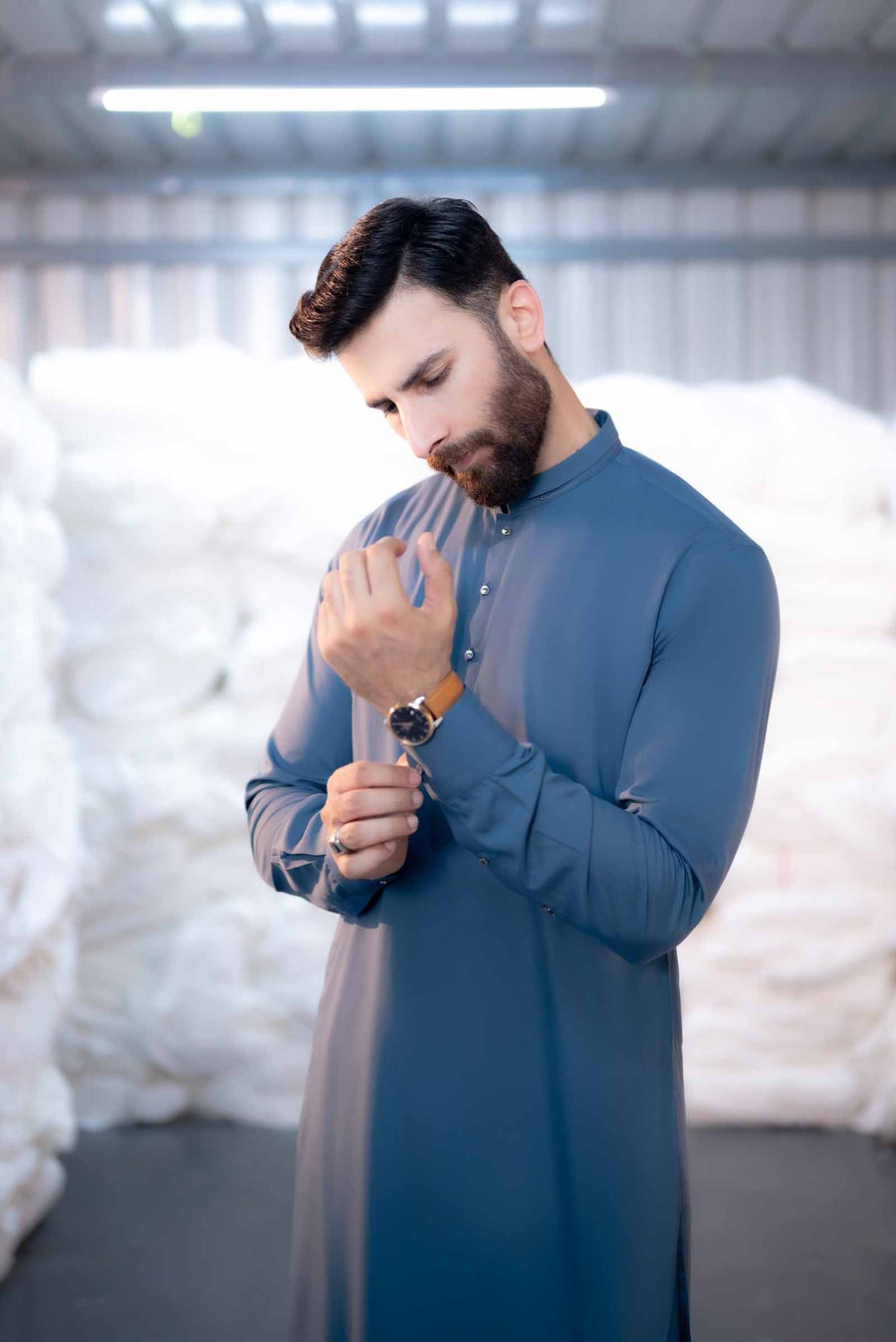 Stitched Shalwar Kameez (SPSB46) Royal Blue