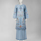 Blue Embroidered Cambric Unstitched 2Pc
