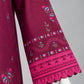 Purple Embroidered Cambric Unstitched 3Pc