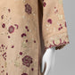 Beige Embroidered Dobby Unstitched 3Pc