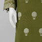 Green Yarn Dyed Jacquard Unstitched 3Pc