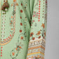 Light Green Embroidered Cambric Unstitched 3Pc