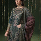 rang-e-bahar Silk Dark green 4Pc suit sitara-23-S
