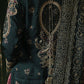 rang-e-bahar Silk Dark green 4Pc suit sitara-23-S