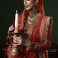 rang-e-bahar net Red 4Pc suit aylin-10-S