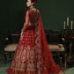 rang-e-bahar net Red 4Pc suit aylin-10-S