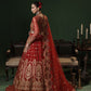 rang-e-bahar net Red 4Pc suit aylin-10-S