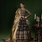 rang-e-bahar net Black 4Pc suit mahru-5-S