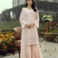 03 Piece Stitched Embroidered with Dyed Embroidered Chiffon Dupatta