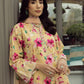 03 Piece Stitched Printed Embroidered With Printed Chiffon Dupatta