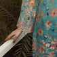 03 Piece Unstitched Printed Embroidered With Printed Chiffon Dupatta