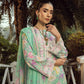 03 Piece Unstitched Printed Embroidered With Printed Chiffon Dupatta