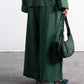Bottle Green Linen Trouser