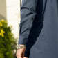 Stitched Shalwar Kameez (SPSB02) Greyish Blue